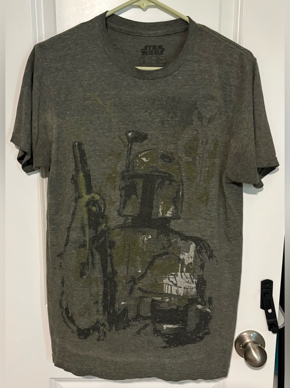 ⭐️2 for $20⭐️ Star Wars Boba Fett Graphic Tee - Olive Gray